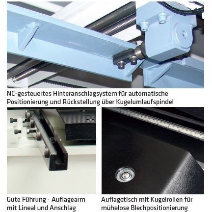 Elmag Hydraulische Tafelblechschere HGS-A 2100x8mm – Image 3