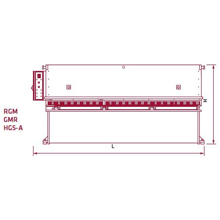 Elmag Hydraulische Tafelblechschere HGS-A 2100x8mm – Image 5