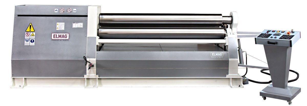 Elmag Hydraulische 3-Walzen Rundbiegemaschine AHK 4100×10,0mm – Image 7