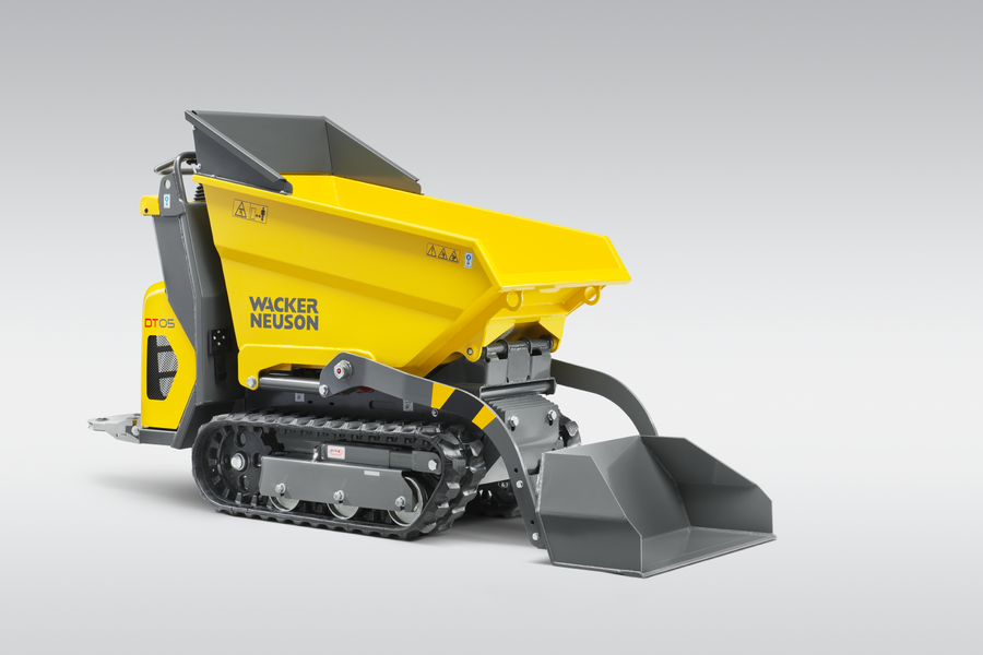 Wacker Neuson DT05 – Raupentransporter – Selbstladeschaufel, 500 kg