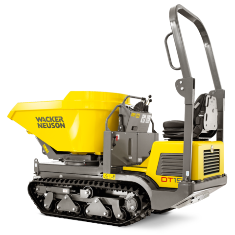 Wacker Neuson DT15 – Raupentransporter – Drehkippmulde, 1.500 kg