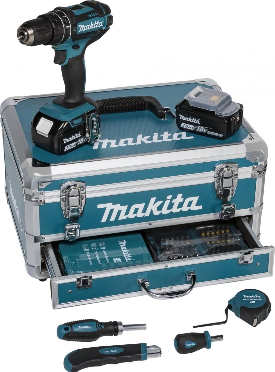 Makita DHP482RFX9 – Akku-Schlagbohrmaschine