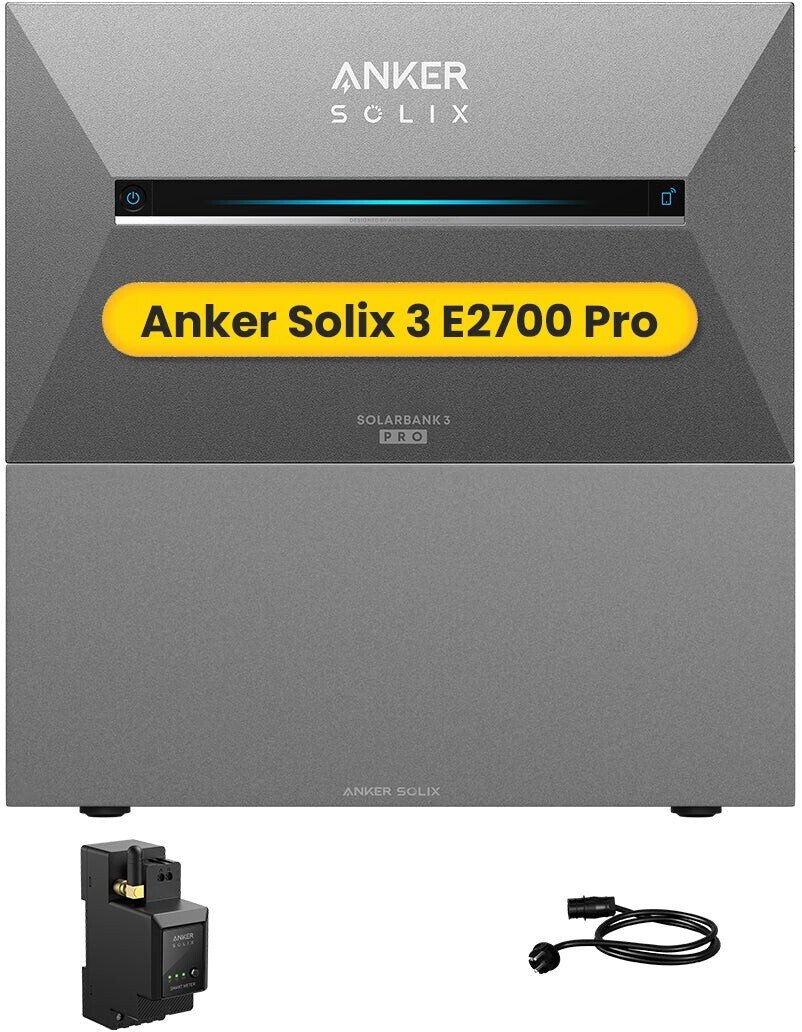 Anker SOLIX Solarbank 3 E2700 Pro + BP2700 + Smart Meter