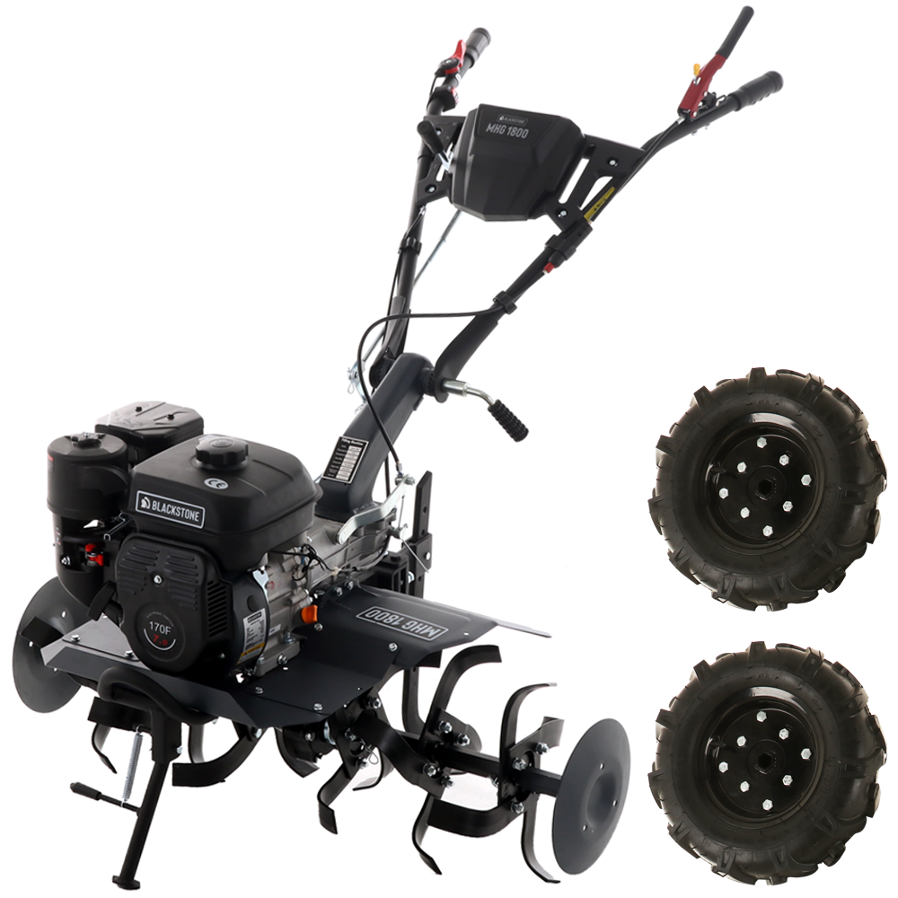 BlackStone MHG 1800 – Benzin-Motorhacke mit 212 cm³ Hubraum – 7 PS