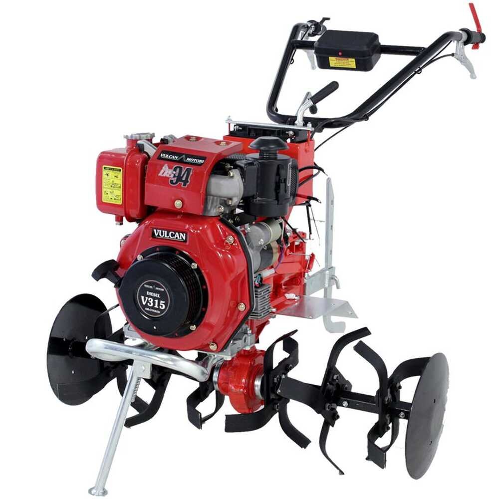 Diesse DS94 Motorhacke / Gartenfräse mit 7 HP Dieselmotor, Elektrostarter, 95 cm Fräse