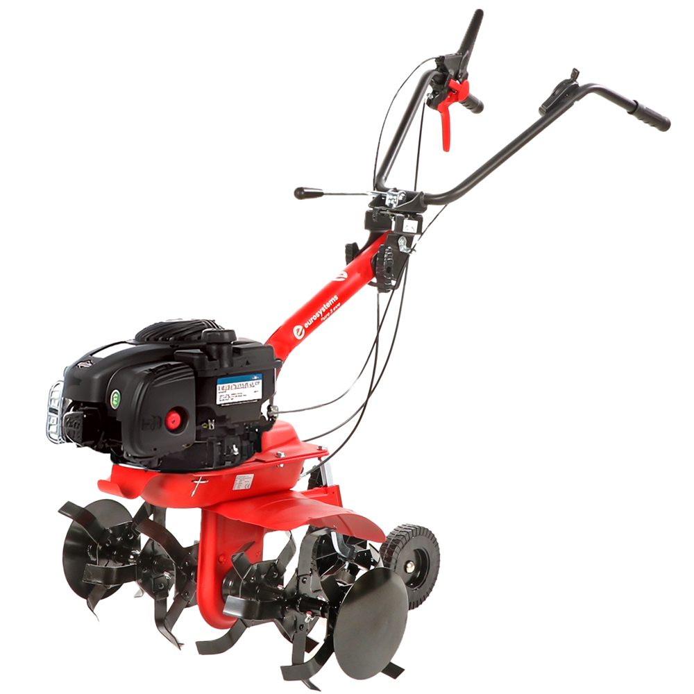 Eurosystems E3-EVO RM – Benzin-Motorhacke – 70 cm Fräse – B&S 450 E Motor