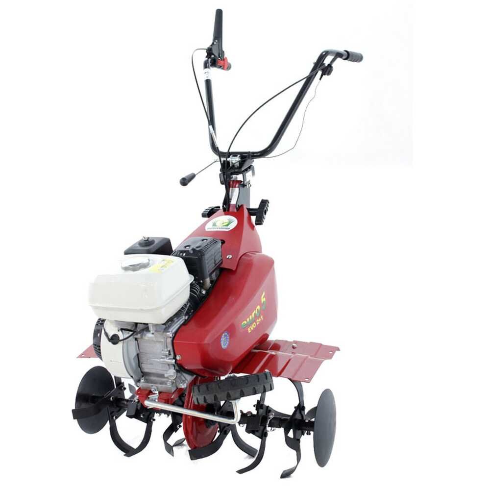 EuroSystems E5-EVO Motorhacke / Gartenfräse – GP160 Honda Benzinmotor – 2+1 Gänge