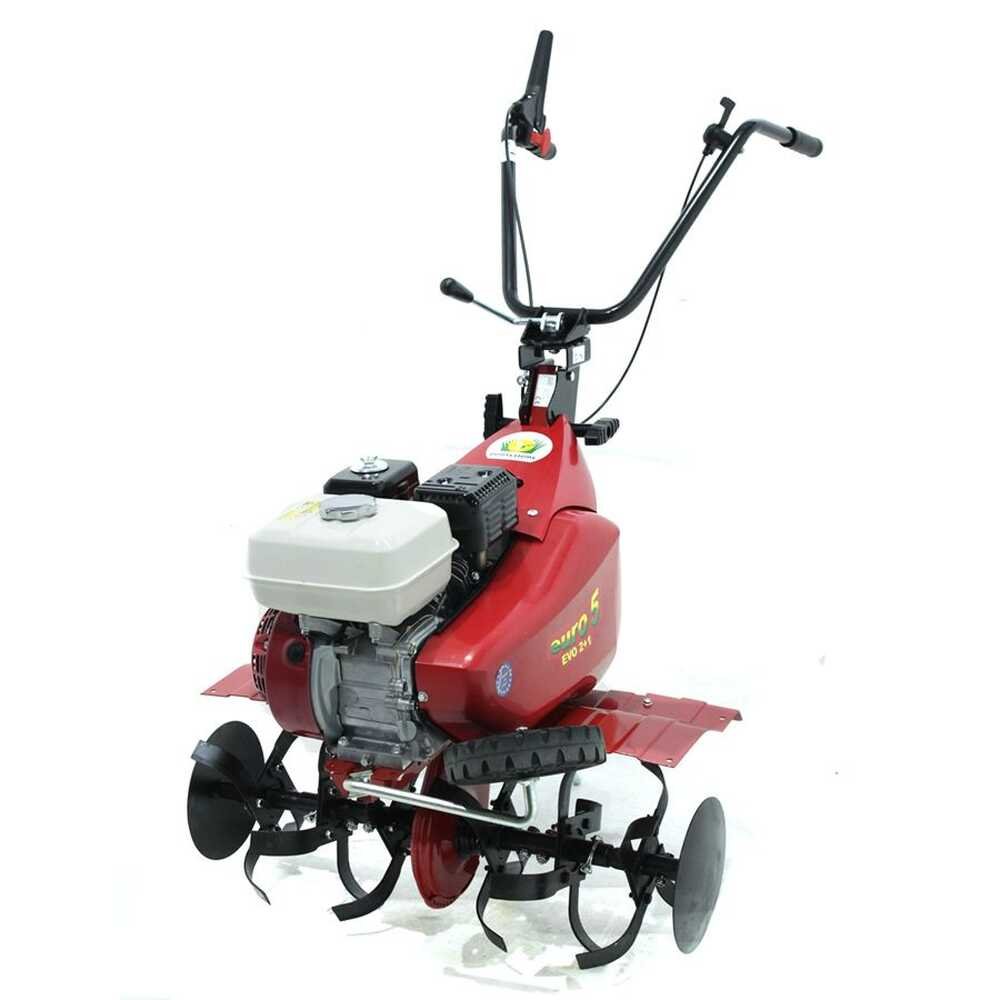 Eurosystems Euro 5 EVO Motorhacke / Gartenfräse – Honda GX 160 Benzinmotor – 2+1 Gänge