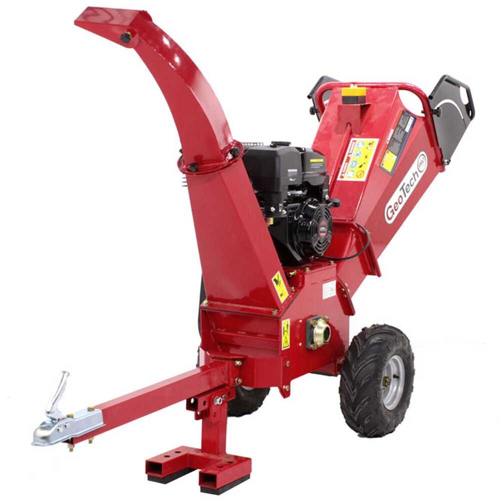 GeoTech Pro PCS 155 LE – Profi Benzin-Häcksler – Loncin Motor 15 PS – Elektro Starter