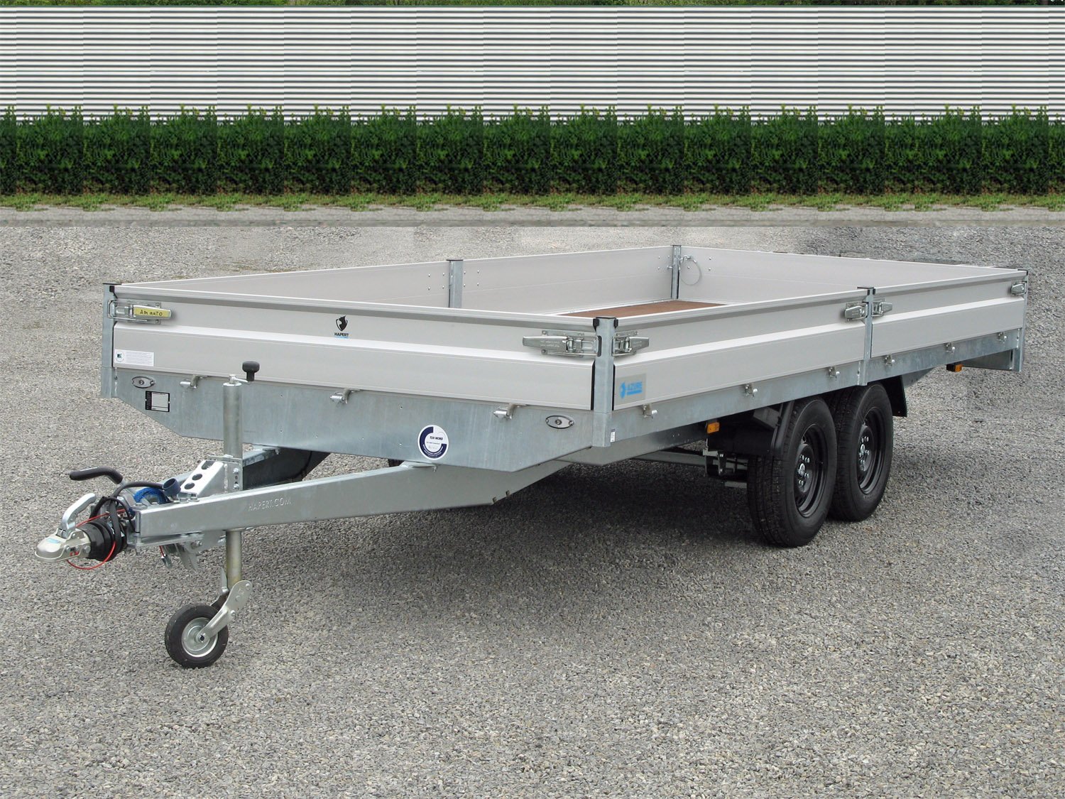 Hapert Azure H-2 – Hochlader-Anhänger – 3.500 kg, Parabelfederung