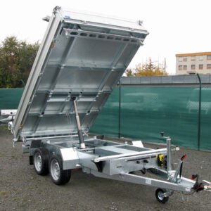 Humbaur HTK 3000.37 – Alu-Kippanhänger – elektrische Pumpe
