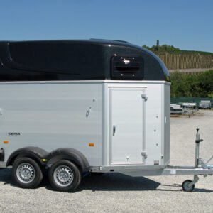Humbaur Equitos Alu Plus 2400 – Pferdeanhänger – Alu, 100 km/h